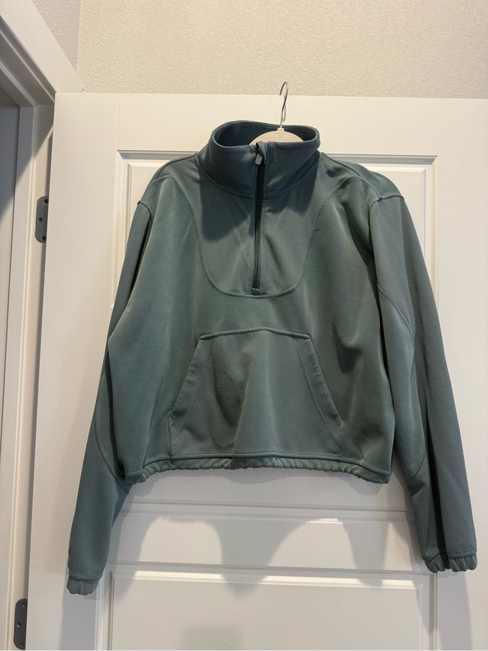 lululemon athletica Sage Green Half-Zip Crew Pullover